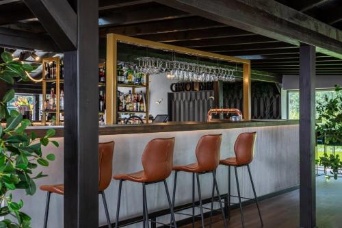Lounge nebo bar v ubytování Hotel Carol - Vatra Dornei