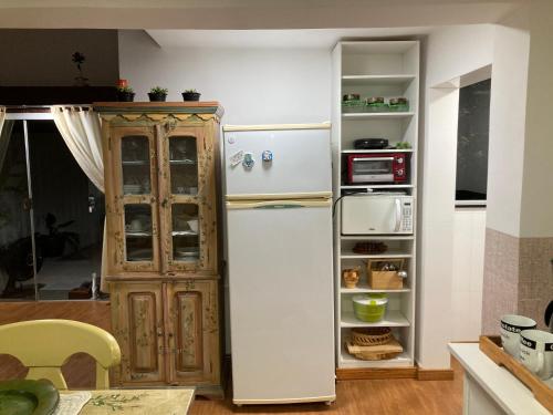 Dapur atau dapur kecil di Loft no Retiro