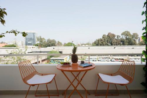 Balkoni atau teres di Boho Studios in Mar Mikhael