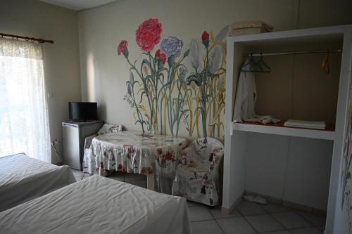 Katil atau katil-katil dalam bilik di Ιlias rooms
