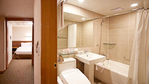 Kúpeľňa v ubytovaní Hotel Skypark Myeongdong 1