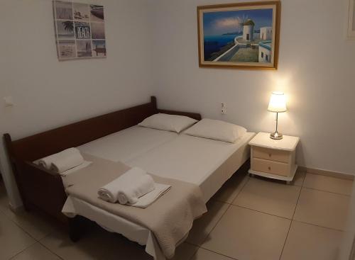 Кровать или кровати в номере Anna Maria - Vanessa Apartments