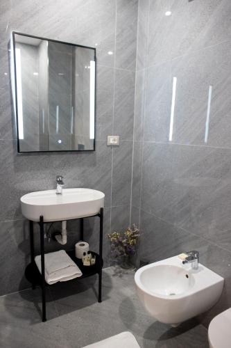 Ένα μπάνιο στο Terra'Vista Apartments
