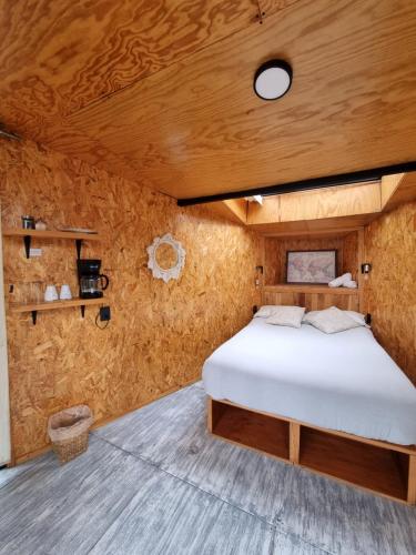 Postel nebo postele na pokoji v ubytování Glamping Pinochueco