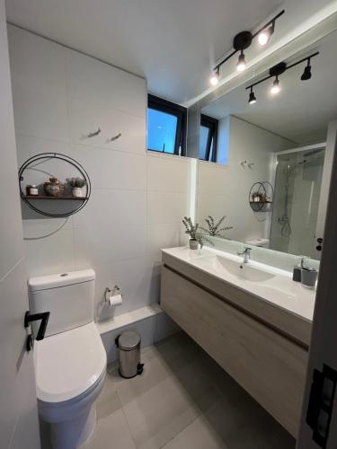 Koupelna v ubytování Hermoso y cómodo departamento en Concón - Ecocostas