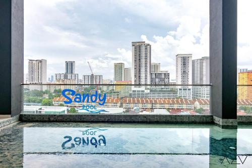 a view of the city from the balcony at Urban Suites, Signature Collection by Stellar ALV in Jelutong