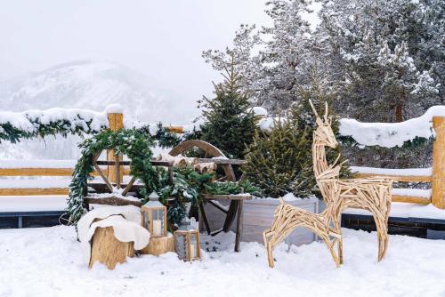 Qazaq Auyl Eco Hotel om vinteren