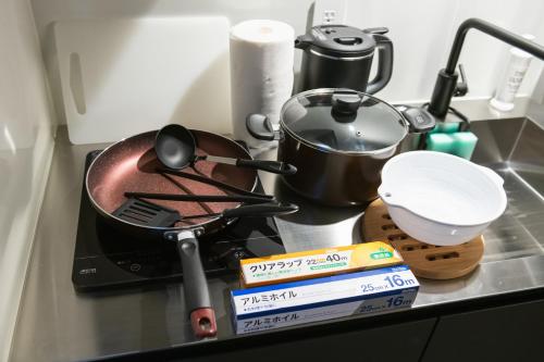 Dapur atau dapur kecil di GRAND BASE Kagoshima