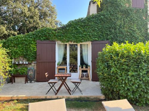 Charmante dépendance avec jardin dans Domaine privé à 10 mn d’Aix en PCe