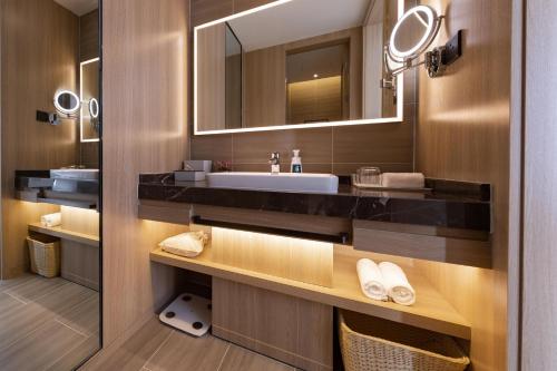 Ванна кімната в Atour Light Hotel Jinan International Covention Centre