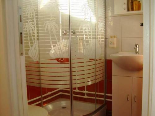 Koupelna v ubytování Guest House Dunavski Raj