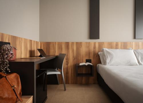 Cama o camas de una habitación en Mood Hotel