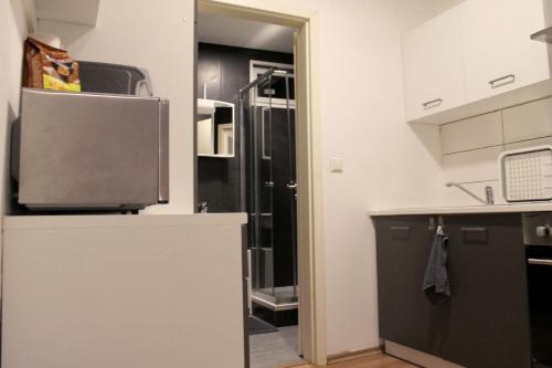 Η κουζίνα ή μικρή κουζίνα στο Fully equipped Apartments