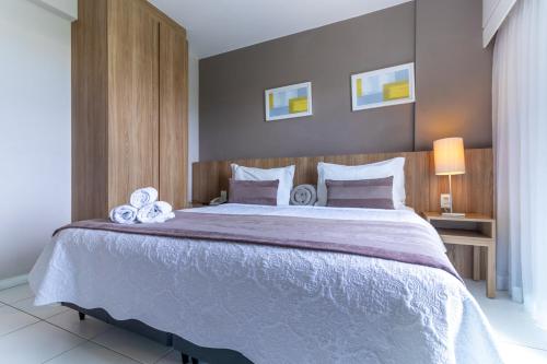 Cama ou camas em um quarto em Rio Stay - Flat's - Rio Centro