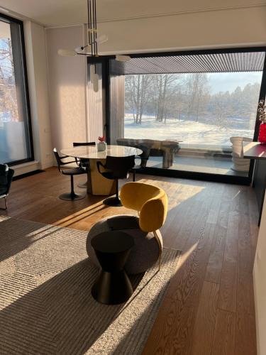 Χώρος καθιστικού στο Mezapark Design Apartments