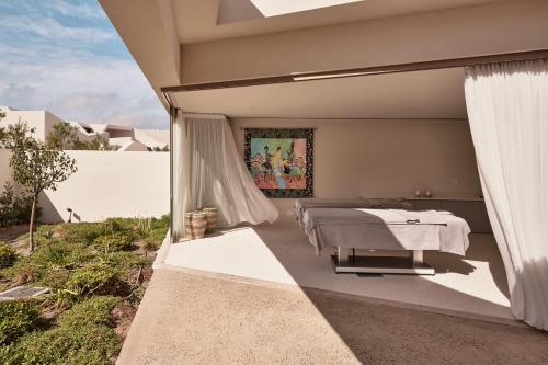 Un jardín fuera de Noūs Santorini