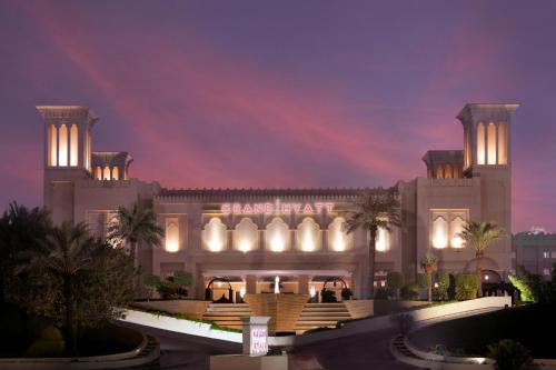 a rendering of the grand hyatt hotel at night at Grand Hyatt Doha Hotel & Villas in Doha