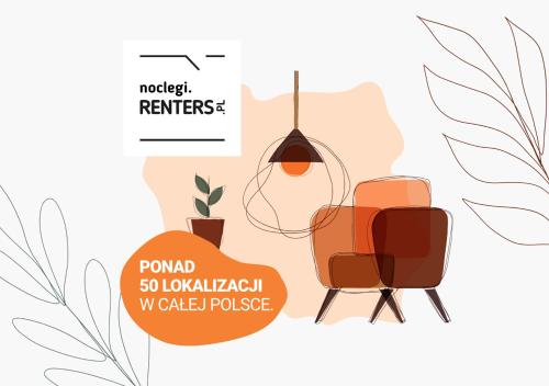 ilustracja wektorowa krzesła i światła w obiekcie Apartments Warsaw City Center by Noclegi Renters w Warszawie