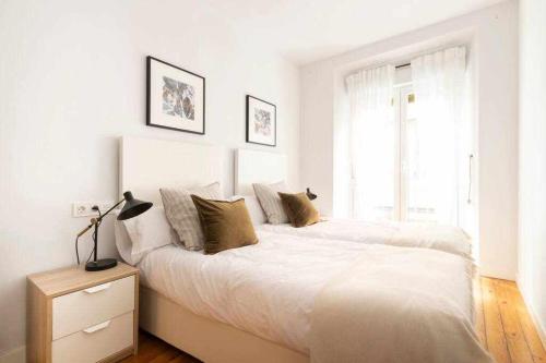 Postel nebo postele na pokoji v ubytování SF21 Apartamento para 7 personas en el centro de Pamplona