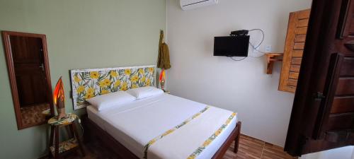 Katil atau katil-katil dalam bilik di Casa Strela Jericoacoara