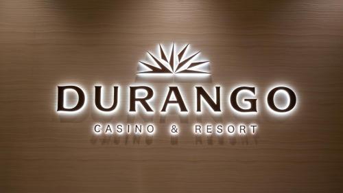 a sign that reads durango casino and resort at Durango Casino & Resort in Las Vegas