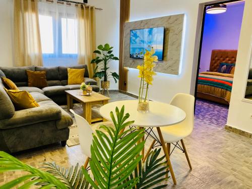 Istumisnurk majutusasutuses Votre parfait logement à Dakar