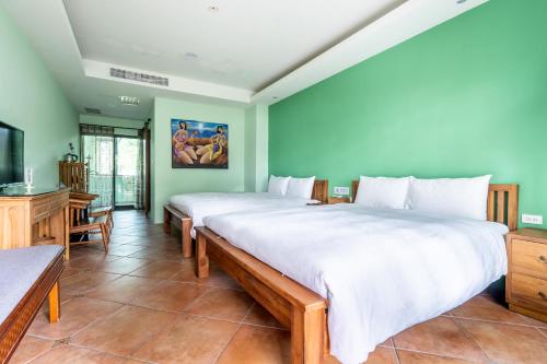 Katil atau katil-katil dalam bilik di Songyuan 68 Villa