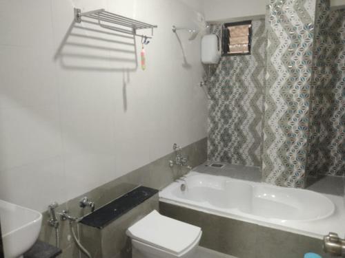 Koupelna v ubytování Hotel Md Residency