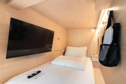 Televisyen dan/atau pusat hiburan di Jyu Capsule Hotel