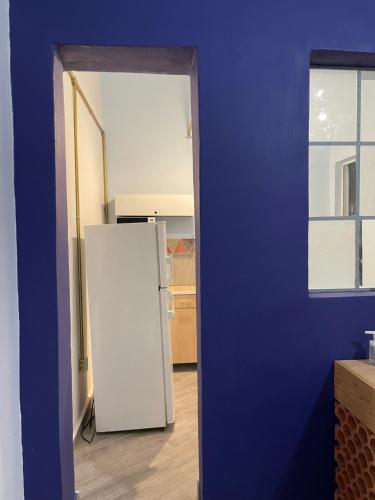 Η κουζίνα ή μικρή κουζίνα στο Céntrico Aparta Hotel, #3 Privado, ideal familias o trabajo