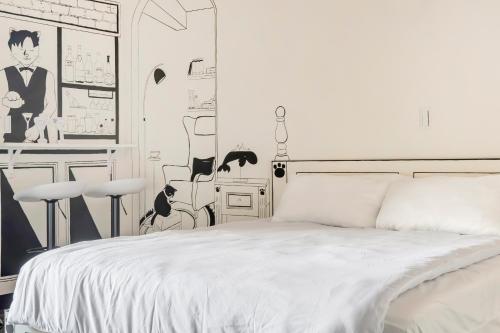 Postel nebo postele na pokoji v ubytování Pumori Guesthouse