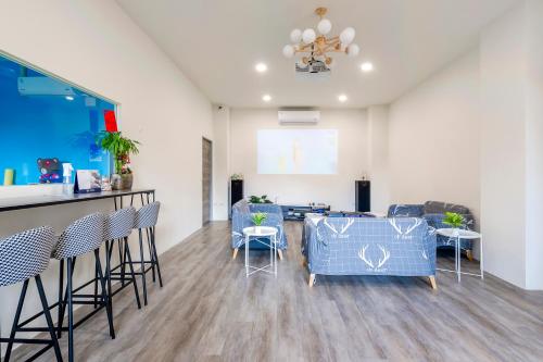 Posezení v ubytování Pumori Guesthouse