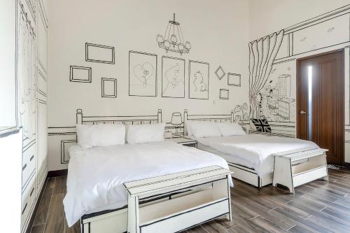 Postel nebo postele na pokoji v ubytování Pumori Guesthouse