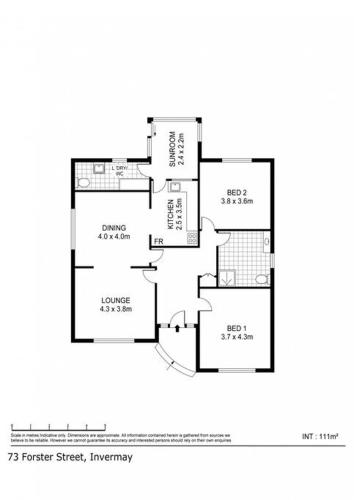 Κάτοψη του Bradman House CBD Launceston Invermay + Free WIFI