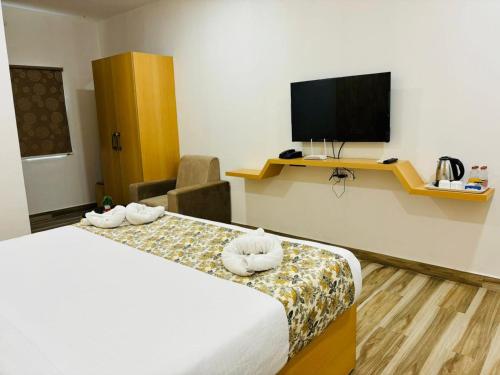 TV o dispositivi per l'intrattenimento presso Hotel Park Airport Zone Hyderabad