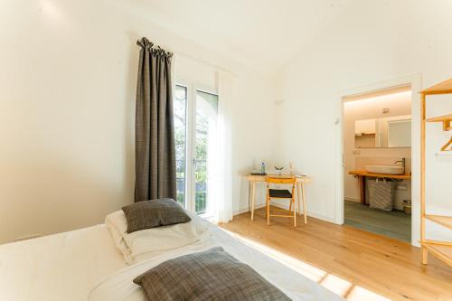 Postel nebo postele na pokoji v ubytování Agriturismo Valle Ca' del Lovo