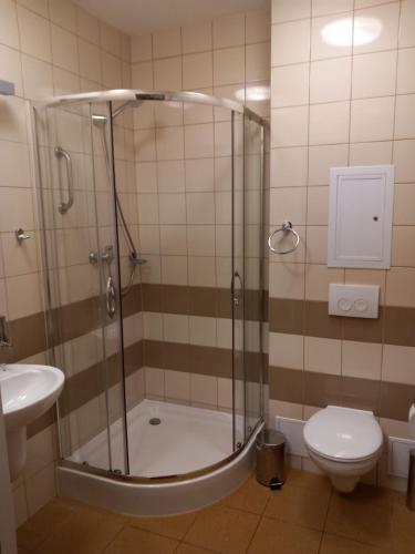 Ванная комната в Motel MOP Mszana