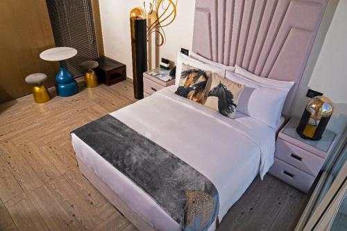 Postel nebo postele na pokoji v ubytování Nirvana Retreat