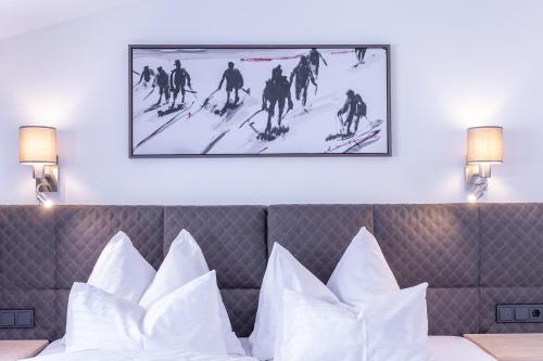 Postel nebo postele na pokoji v ubytování Hotel Sonnenheim