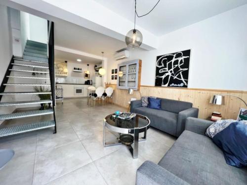 Χώρος καθιστικού στο Casa Independiente céntrica con encanto