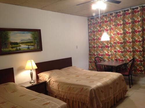Postel nebo postele na pokoji v ubytování Motel Econonuit