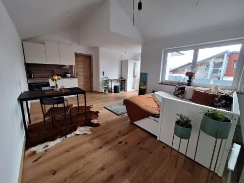 Una cocina o cocineta en Exklusiv Appartement
