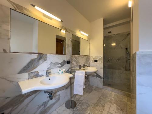 Koupelna v ubytování La Chiusa di Rio