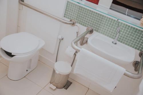 Koupelna v ubytování Grande Hotel Itaguaí