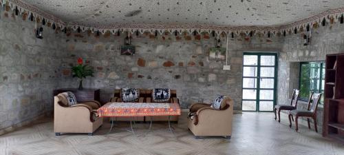 Χώρος καθιστικού στο The Sariska Retreat
