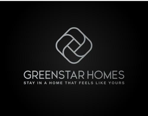 Naktsmītnes Greenstar Homes logotips vai norāde