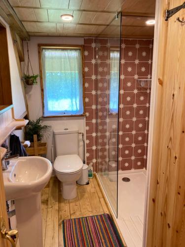 Ванная комната в Green Valley Cabin