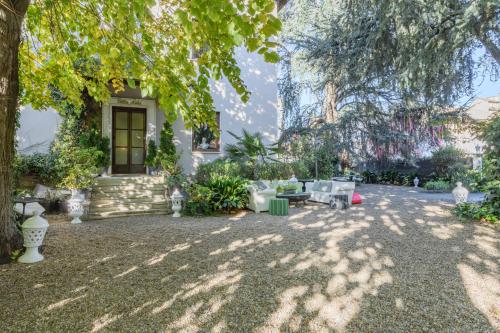 Zahrada ubytování Villa Aida