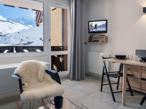 Appartement rénové pour 4 pers. avec balcon et cuisine équipée à Val Thorens