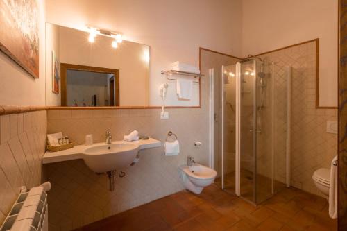 Koupelna v ubytování Borgo Sant'Ambrogio - Resort